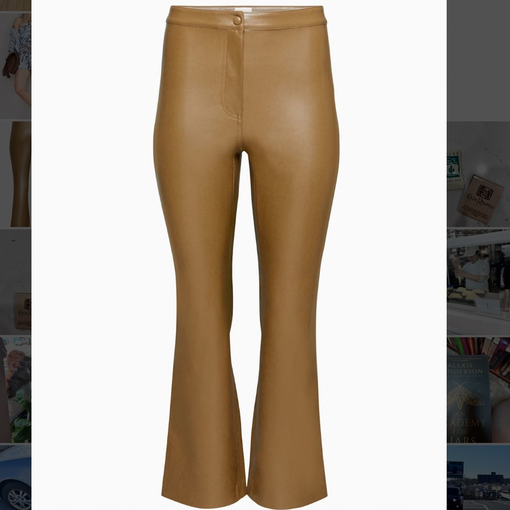 Aritzia vegan leather pants